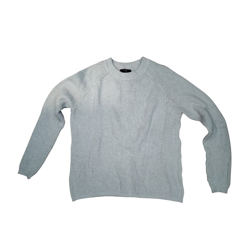 Tahari soft blue knit sweater